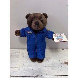 Bear‎ Forces of America USCG Coast Guard Pilot Plush Toy INCOMPLETE no hat shoes